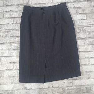 Chic Armani Collezioni Pinstripe Pencil Skirt